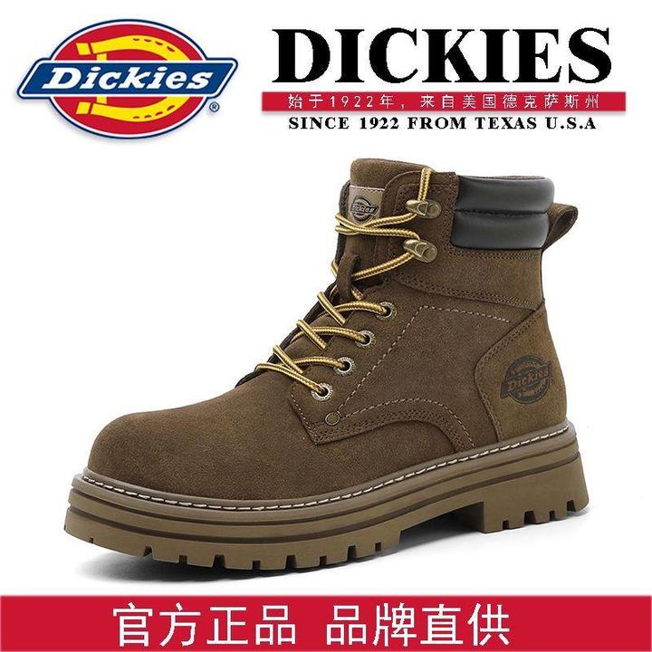 Dickies马丁靴男款2025新款冬季靴男靴子英伦男鞋男士中帮工装靴