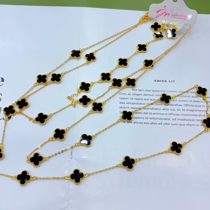 铜合金项链 504-25-6甜美时尚轻奢送礼佳选精致百搭气质简约五花