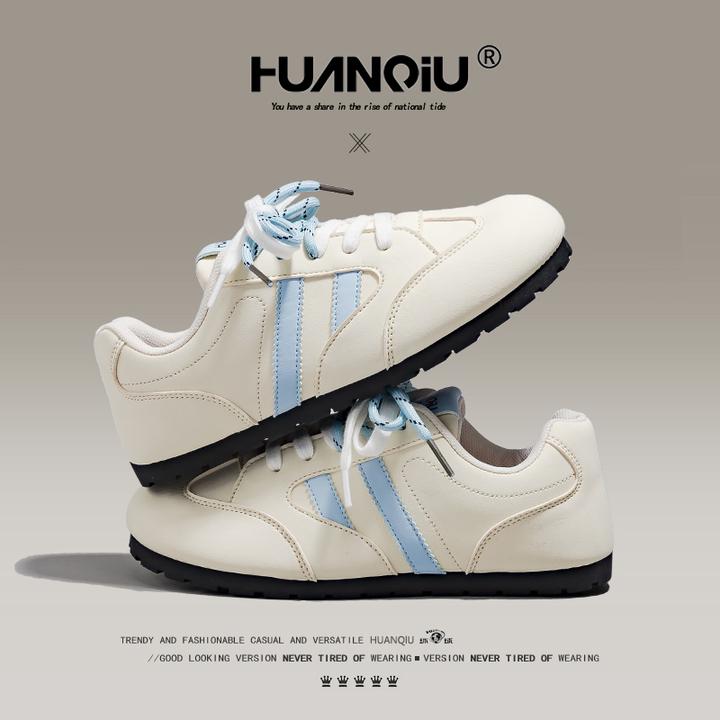 环球老钱风必备德训鞋女网红同款百搭小白鞋夏季气质休闲鞋HC298