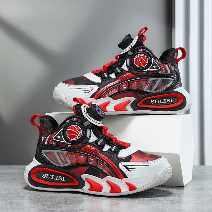 童鞋儿童篮球鞋专业2025秋冬季新款大童青少年皮面鞋子男童运动鞋