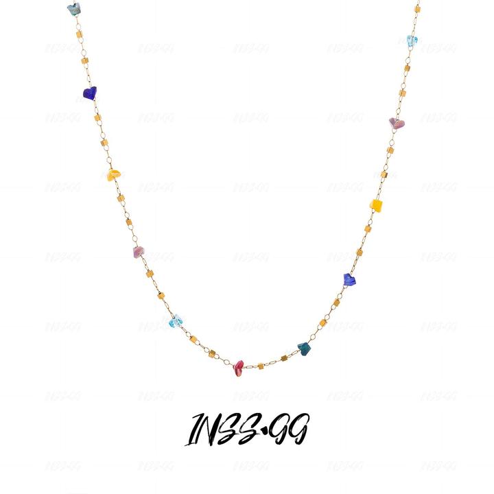 钛钢项链 INSS·GG【Shine｜闪耀系列】crystal女手工百搭轻奢设计感