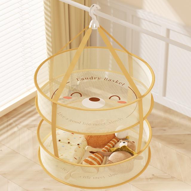 晾衣服网兜家用阳台晒衣篮袜子内衣晾晒神器羊毛衫毛衣专用晾衣架