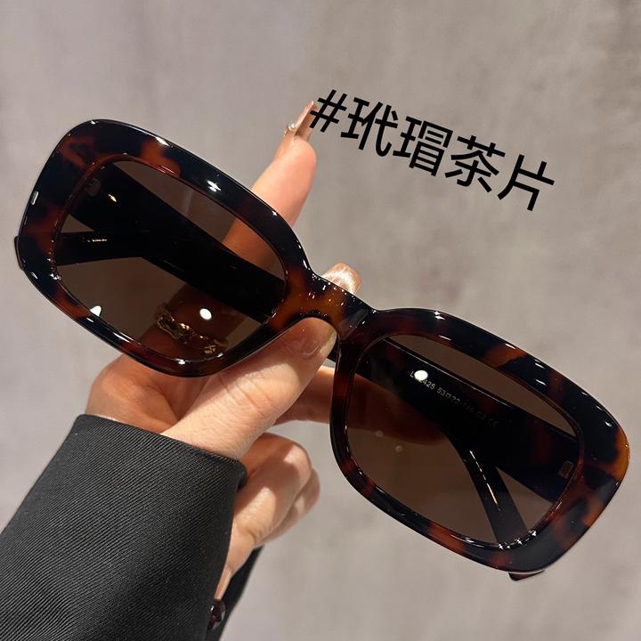 复古小框猫眼显瘦墨镜女方圆脸偏光太阳镜可配度数高级感网红韩版