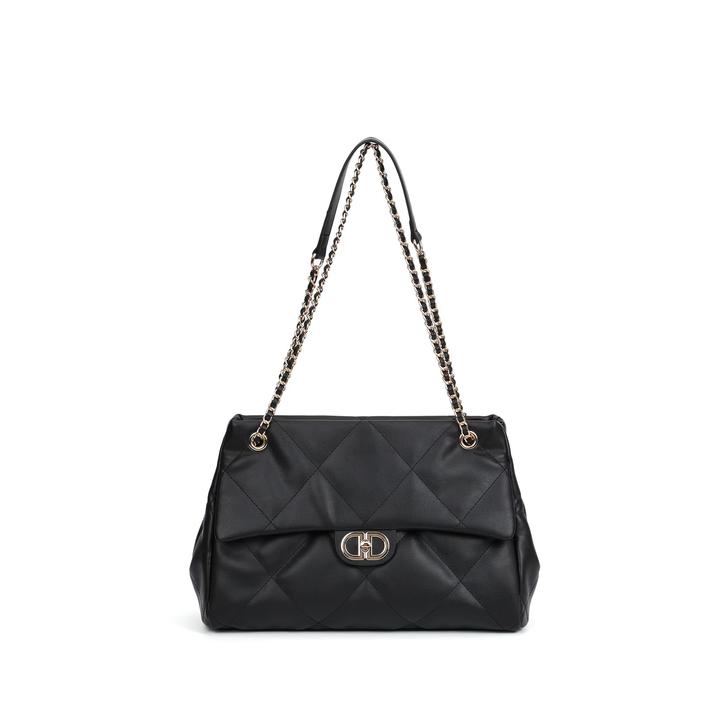 BGVGO秋冬上新小香风百搭时尚气质复古单肩包菱格刺绣斜挎包118