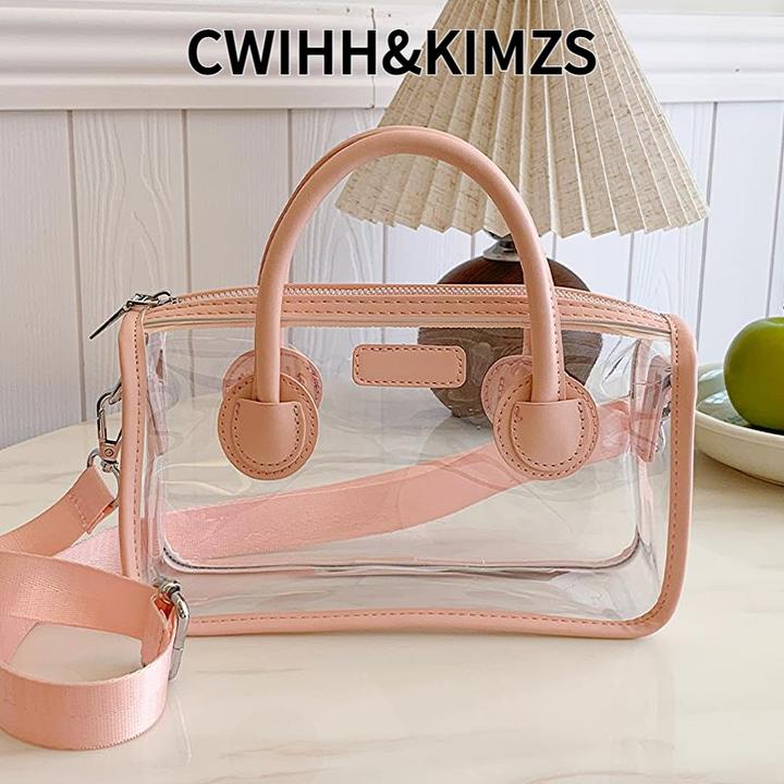 CWIHH&KIMZS小CK手提透明包包女2025夏季新款时尚简约520礼物
