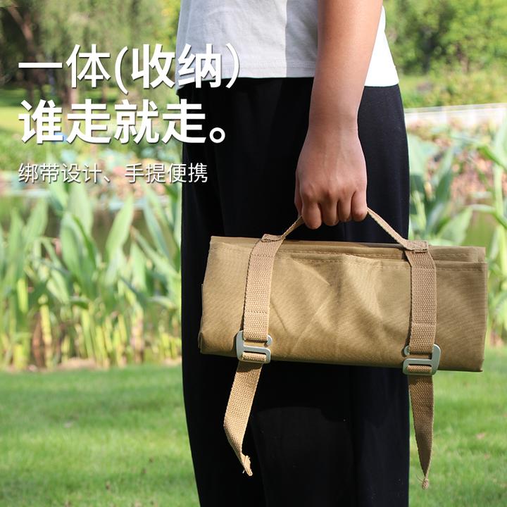 户外便携垫折叠加宽牛津布摩旅钓鱼野餐露营PVC防水地垫1.4*2米