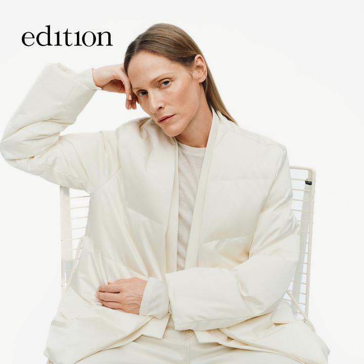 【商场同款】edition2025冬季新款西装假两件羽绒服#EBE4EIN026