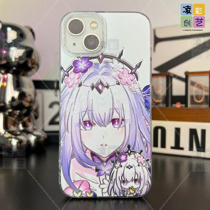 凌彩创艺手机壳适用苹果小米华为vivo崩铁联动款贴贴系列冰川壳