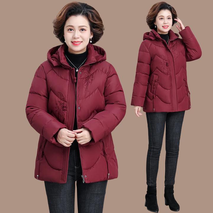 2025新款妈妈冬装外套中老年女装婆婆棉服加厚保暖洋气棉衣送长辈