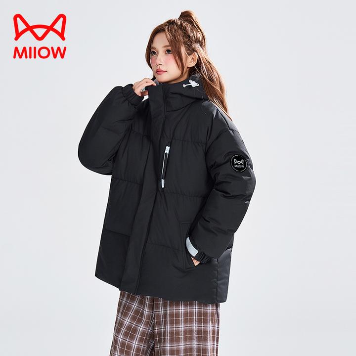 MIIOW CLASSIC/猫人经典男女连帽防水收口袖情侣长袖加厚保暖棉衣