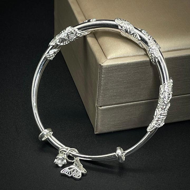 非金属手镯  花丝蝴蝶推拉式手镯女新中式国风小众气质款