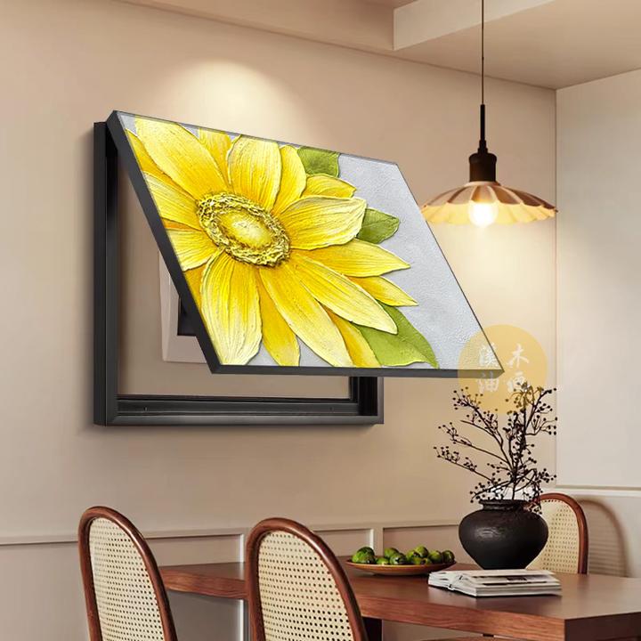 【黎总】手工画电表箱装饰画遮挡配电箱电表箱挂画2025最新款高级感