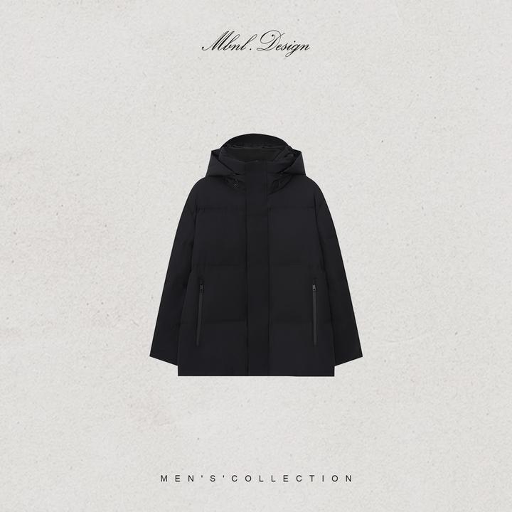 MBNL-F「Sharp」秦磊男装90白鹅绒磁吸纽扣廓形羽绒服LL-WYR7051