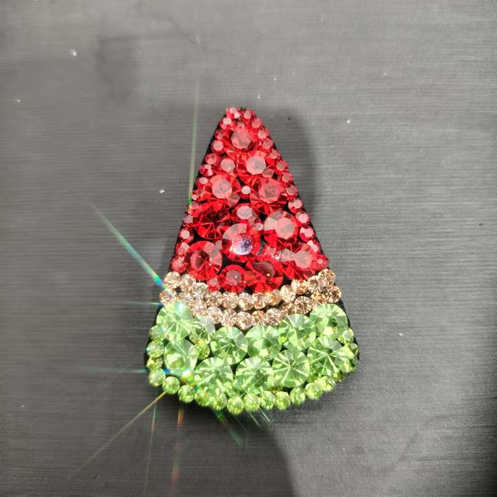 1146【西瓜】发夹彩色发卡卡通BB夹鸭夹发圈手工时尚风可爱轻奢可爱