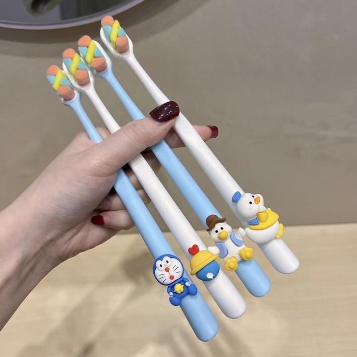 可爱软毛牙刷儿童大人家用创意情侣超细超柔万根毛成人清洁防蛀jl