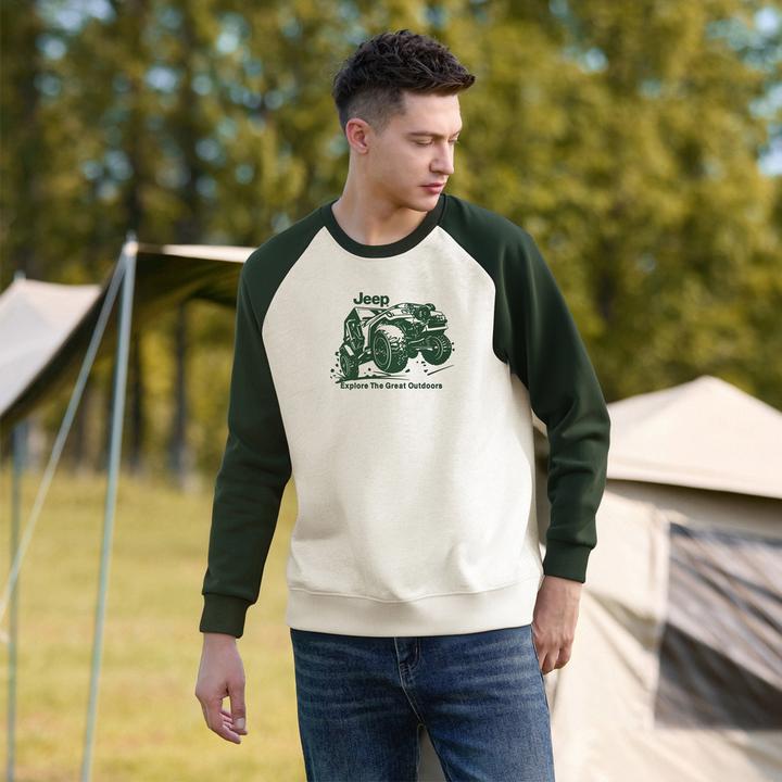 Jeep吉普卫衣男款爆款2025春秋卫衣新款高级感休闲百搭男士的卫衣