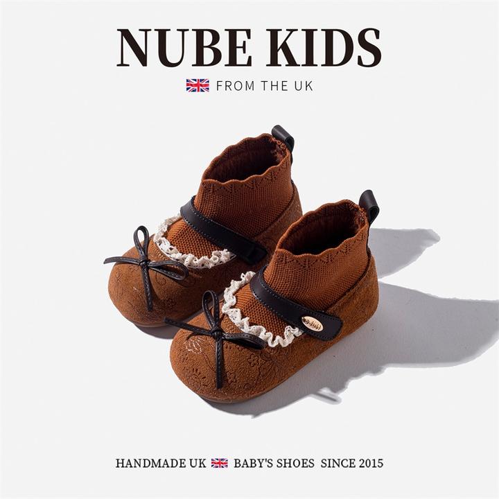 NUBEKIDS女童公主鞋春秋季新款女宝宝时尚软底学步鞋25A3564