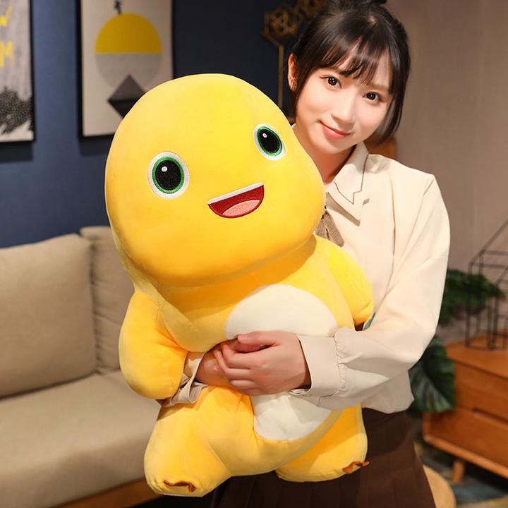 创意工艺品夏季桌面玄关电视柜酒柜摆设正版奶龙公仔毛绒玩具超大