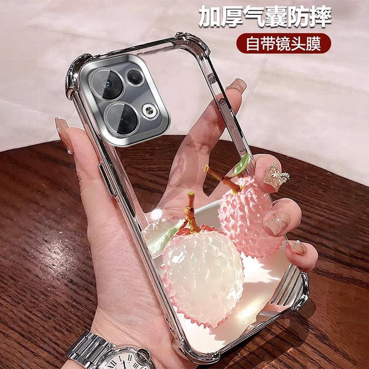 带镜头膜适用oppoa6手机壳四角防摔软壳A6透明全包个性气囊网红女