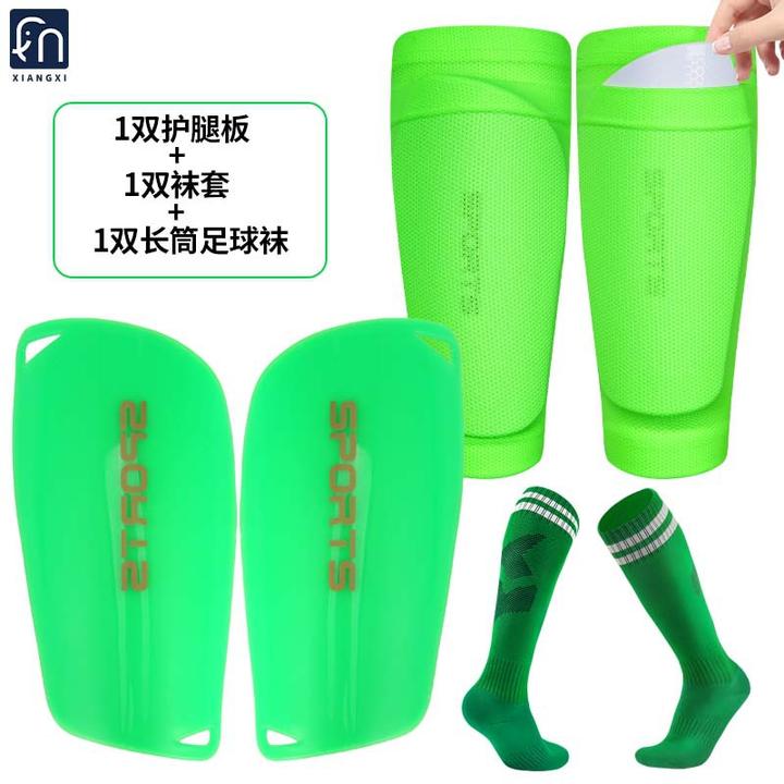 专业足球护腿板亚马逊热销刺客护腿板袜套足球袜组合运动护具定制