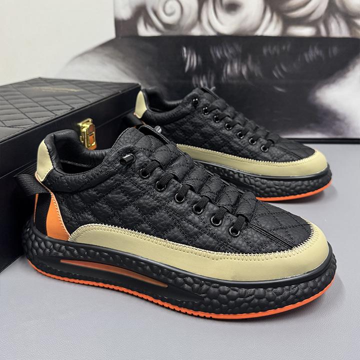 低帮软底软面大码鞋子时尚素面男士百搭休闲加肥加大舒适运动鞋