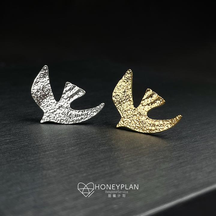 HONEY PLAN/甜蜜计划 铜胸针 法式和平鸽胸针