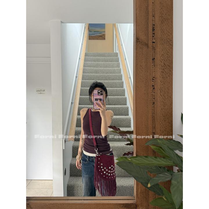 FORNI 胶囊背心 四季通穿基础款精梳棉工字背心2025