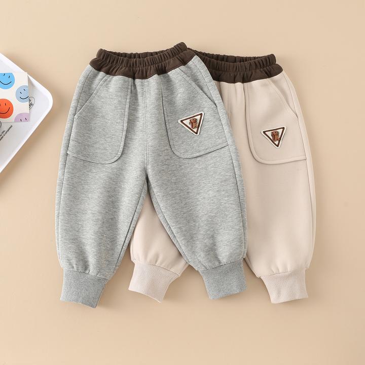 儿童裤子2025春季新款男童休闲裤宝宝春秋时尚韩版洋气春秋长裤潮