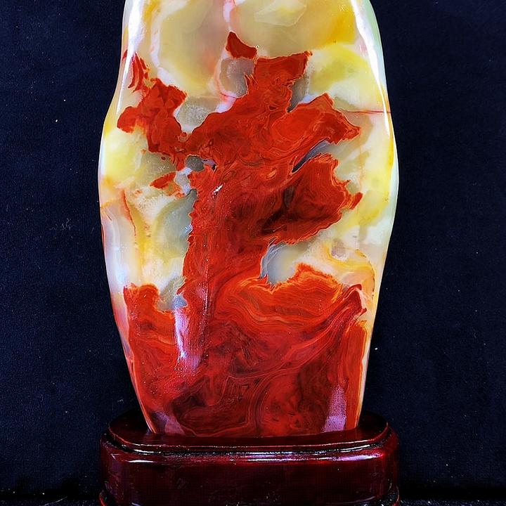 (高34宽30）精品伊朗古青原石摆件