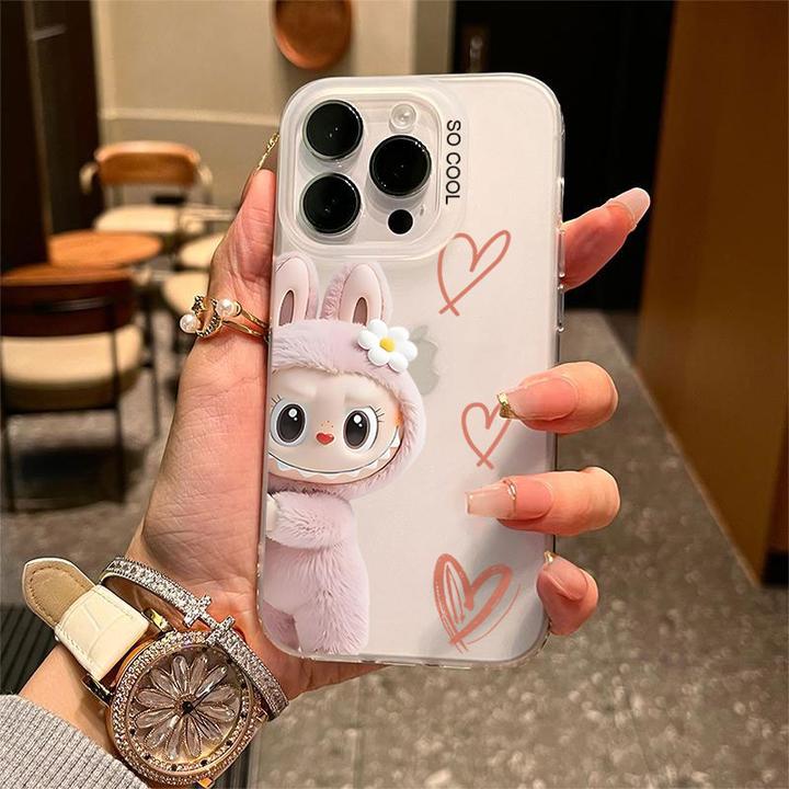 害羞小怪兽适用苹果16/15手机壳iphone14Promax元气13软12防摔11x