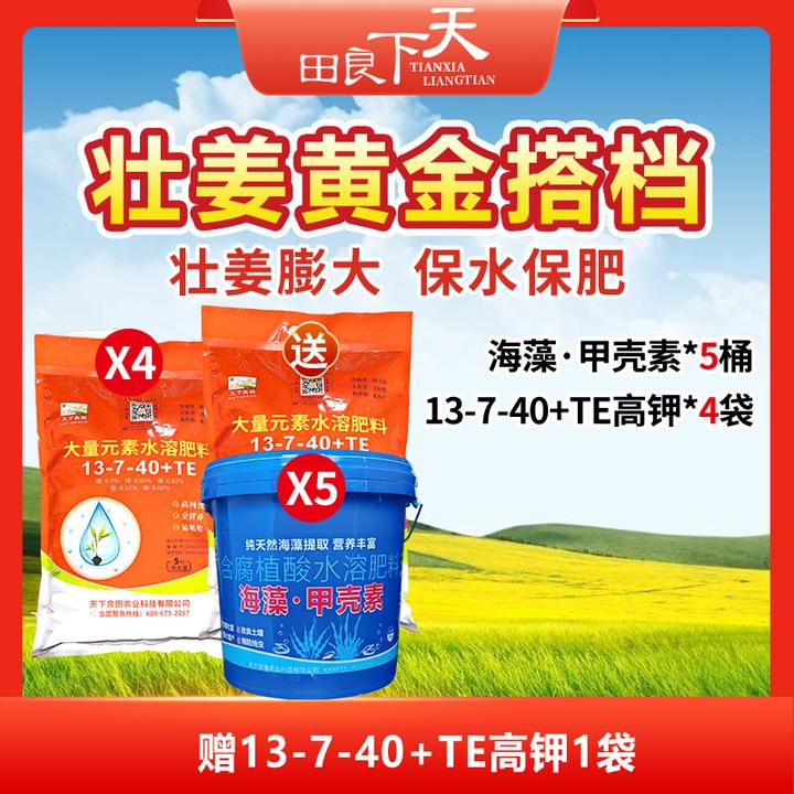 壮姜黄金搭档A B C D  膨大姜块 甲壳素 丰硕 良田益苗 高钾肥