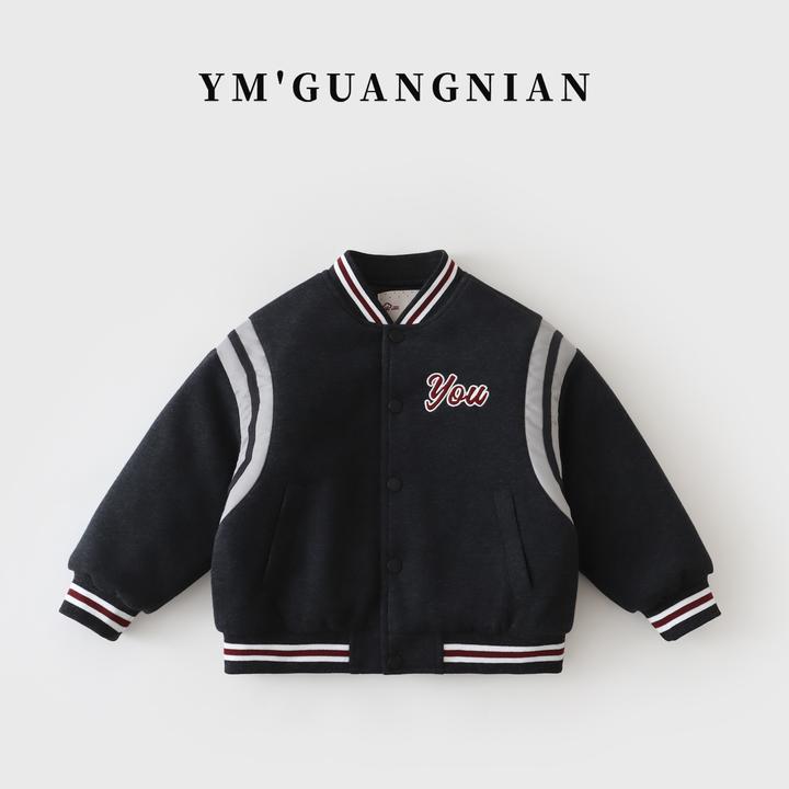 【幼棉光年】冬季儿童休闲百搭棒球服外套3221832