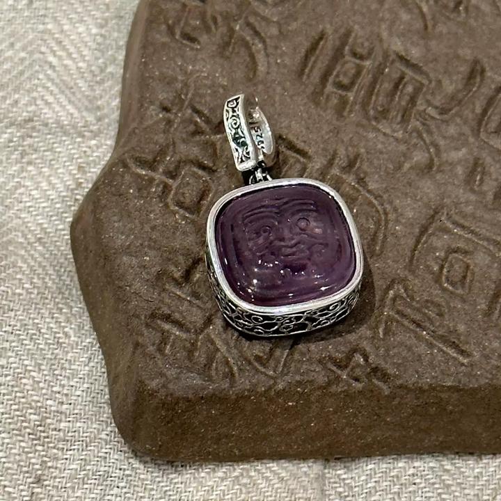 吊坠925银 M8026 扎基拉姆吊坠新中式设计小众复古国风原创百搭