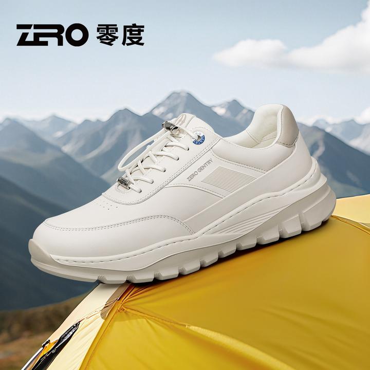 ZRO零度男士运动风轻质运动休闲鞋增高厚款减震时尚休闲鞋53710