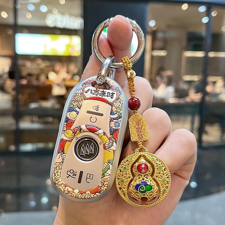 适用别克钥匙套新款昂科威PLUS君越昂科旗君威GS全包保护壳扣