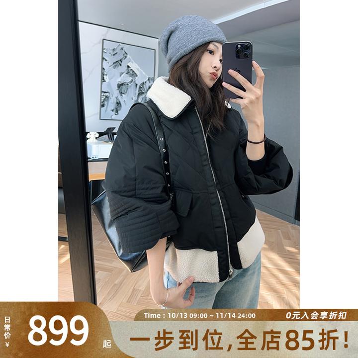 A美洋MEIYANG【特卖】雪国鹅绒服 50+宽松短款夹克羽绒服