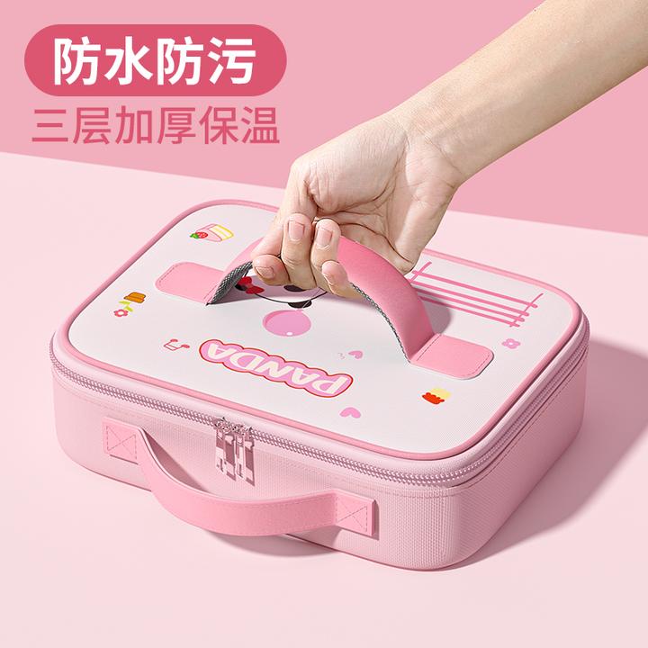 小学生饭盒袋手提包防水防油长效保温袋新款高颜值加厚铝箔餐盒袋