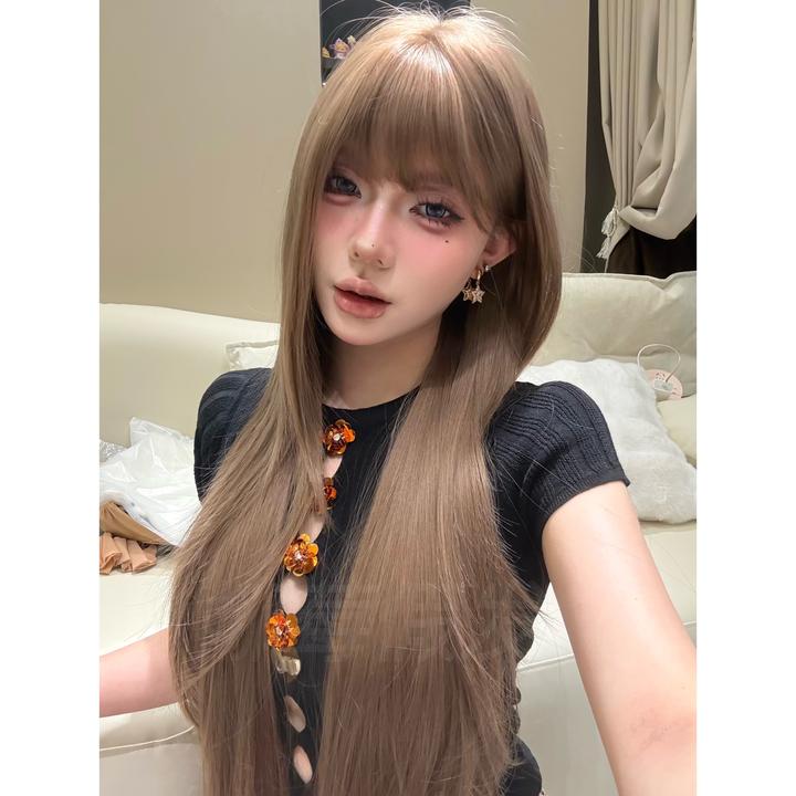 娜莓【高层次进口混丝系列·春日静香】自然萝莉长发女生基础假发