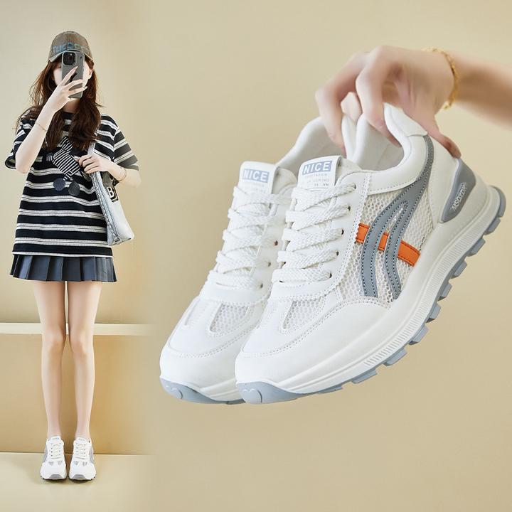 断码李宁天波断码ins潮韩版新款老爹鞋女2025夏季学生运动休闲网