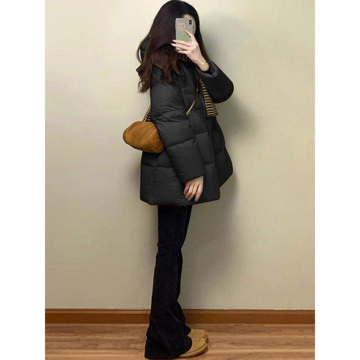 中长款棉服女秋冬季2025新款外套韩系穿搭加厚超厚高级感棉衣棉袄