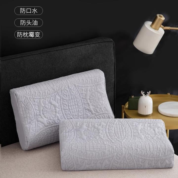 高档家用防油乳胶枕套一对装cmx60cm被子成人35×55枕头套30x50