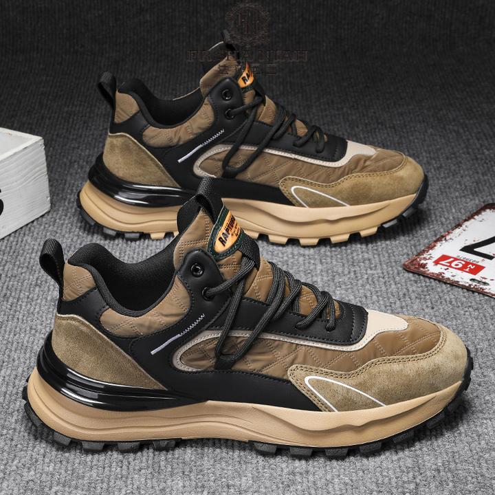 法莎尼亚直播款四季小众复古运动鞋冰丝透气户外跑步休闲男鞋