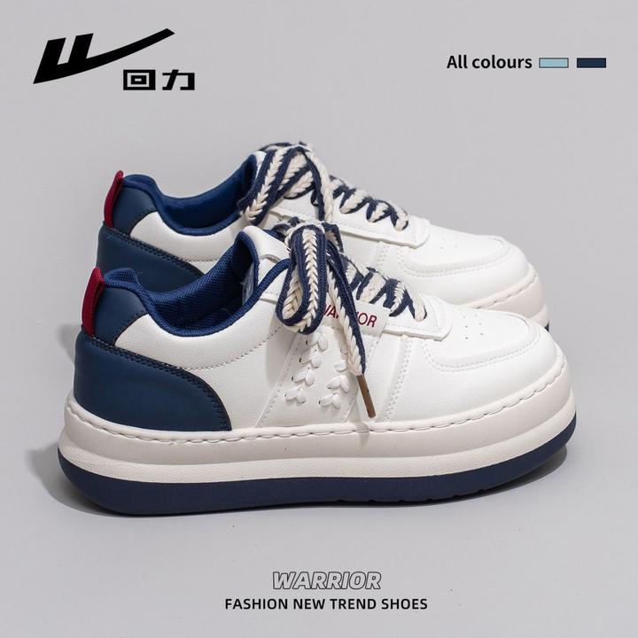 回力小白鞋女款2026新款厚底增高秋季学生休闲鞋透气百搭运动板鞋