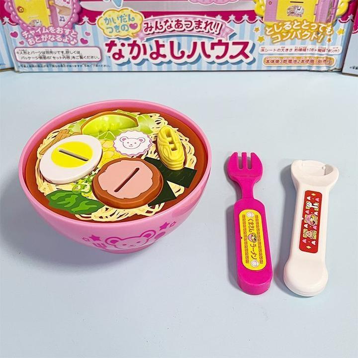 拉面套装进餐喂食食物玩具日式配件儿童过家家女孩礼物全套