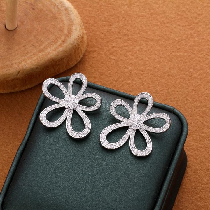 【KEFAN珂梵】耳环植物花卉原创设计甜美旋转简约时尚