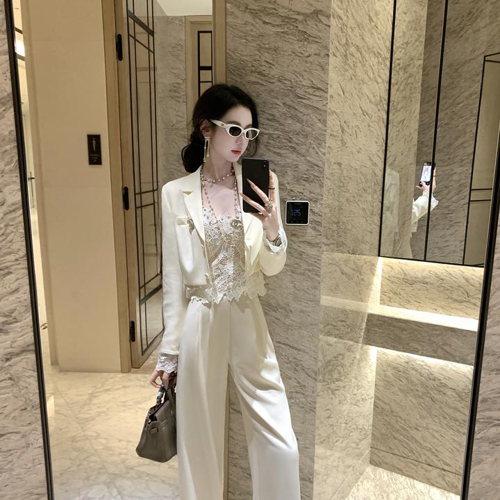 【雅乔定制】修身显瘦立体蕾丝背心女内搭吊带上衣DYHH-25082007