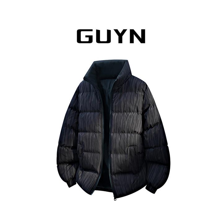 【品牌正品现货】GUYN棉衣男士加厚防风保暖宽松棉服冬装休闲面包服