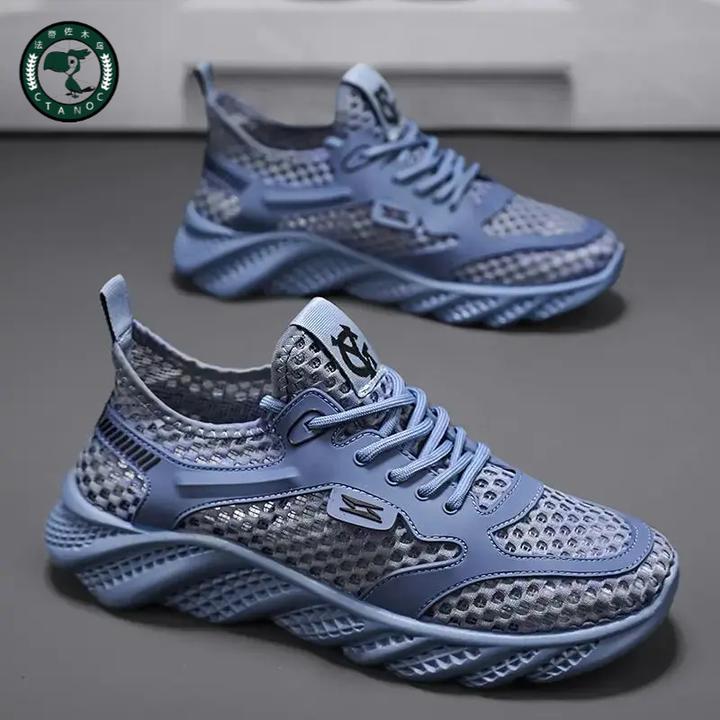 2025男鞋夏季透气镂空大网眼薄款网面运动网鞋夏天轻便舒适空调鞋