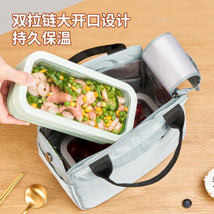 饭盒袋手提包保温袋便当袋子上班族带饭饭包加厚铝箔餐包饭盒包