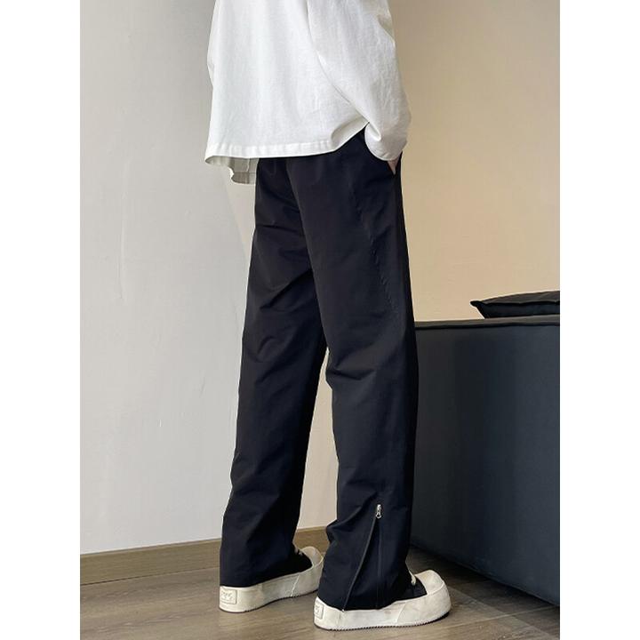 2025春秋美式工装冲锋裤微锥拉链直筒休闲裤百搭户外防水登山裤子